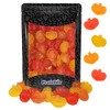 Fall Mini Gummy Pumpkins Candy, Assorted Fruit Flavors Gummies, Allergy
