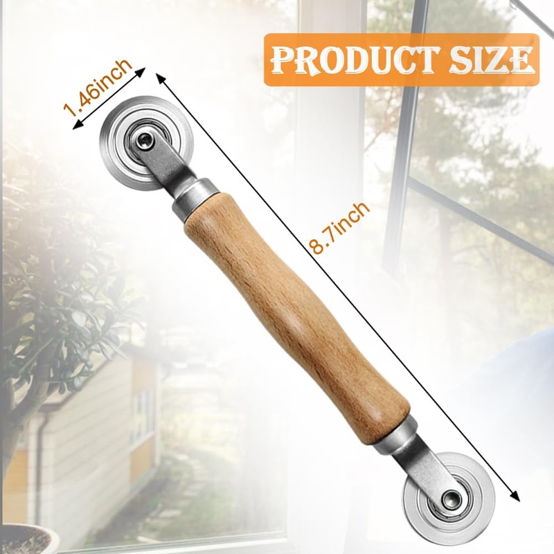 Steel Screen Roller Tool with Bear, Window Screen Door Repair