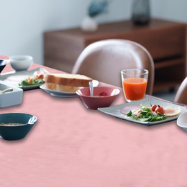 CAPASTEC Table Runner for Party Decoration 400 x 90 cm, Tablecloth for Living Room, Dining Room, Balcony, Garden, Pink