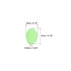 PATIKIL 200pcs 4x3mm Luminous Fishing Beads Soft Plastic Glow Bait