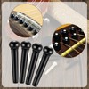 Pack of 12 Guitar Bridge Pins White Black Acoustic Guitar