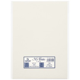 Maruman Colored Drawing Paper, Mitant, 271-655P, A4, 10 Sheets, White