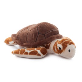 The Petting Zoo Loggerhead Sea Turtle Stuffed Animal Plushie, Gifts for Kids, Wild Onez Sealife Animals, Tortoise Plush Toy 10 Inches