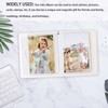 Jiayaus Mini Photo Album Can Store 32 Sheets, Black Heart