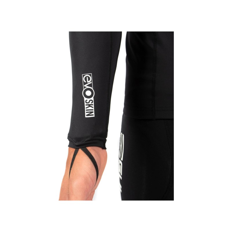 Gul Mens Evoskin Long Sleeve Rash Vest Top CZ0001- Black