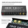 Guitar Pedal Power Supply, 10 Isolated Adjustable DC Output Power