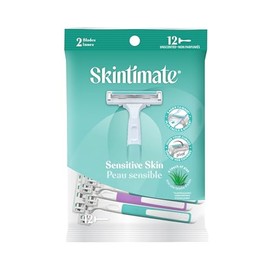 Skintimate Maquinilla de afeitar desechable de doble hoja para mujer - 12ct