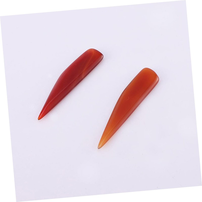 STOBOK Essential Jewelry Care Kit 3pc Agate Burnisher Polisher for