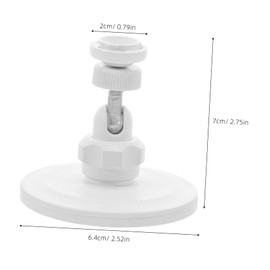 SHOWERORO Magnetic Wall Mount Bracket for CCTV Cameras Durable Plastic Security Camera Holder Compact Design for Outdoor Use Compatible with Blink Effortless Installation