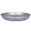 Boundless Voyage Ultralight Titanium Pan Dish Plate with Carry Mesh