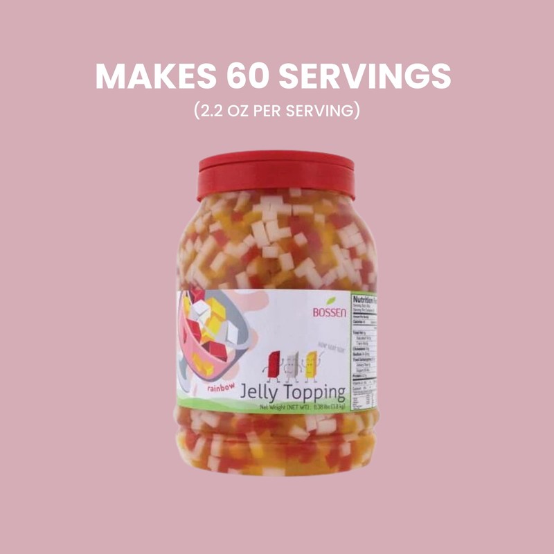 Bossen Jelly Topping-8.38lbs/bottle-variation (Rainbow)