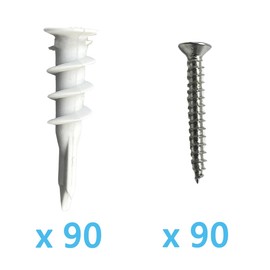 Dicio Wall Anchors for Drywall Heavy Duty and Screws Kit 180 pcs self Drilling sheetrock Anchors for Drywall for TV Wall Mount and Picture Hanging