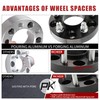 Richeer 5x120mm Hub Centric Wheel Spacers for 2010-2022 Camaro 2008-2019