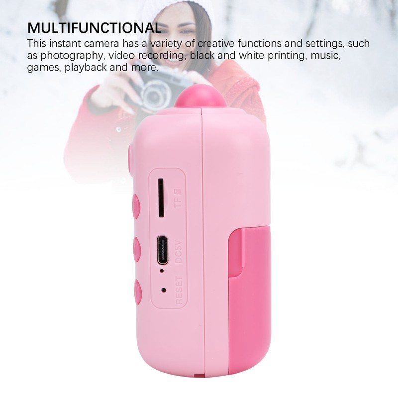 Instant Camera 50MP 1080P 16x Digital Zoom with 2.4 Inch