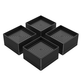 Umelee Washing Machine Lifting Base, 1.6 inches (4 cm), Desk, Table, Legs, Attachment, Washing Machine Stand, Anti-Vibration, Anti-Vibration, For Beds, Adjustable Height, Stackable Use, Vibration and