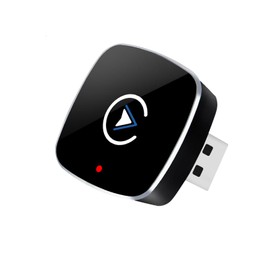 Gramalive Wireless CarPlay Adapter for iPhone,Mini USB Design,2025 Upgrade Wired to Wireless for Cars with Built-in Wired for Apple CarPlay Plug and Play Fast Stable Connection Car Play for iPhone12 Above (A1)