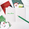 STOBOK Christmas Notepads 48 Pieces Mini Notebook Christmas Small Diary