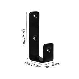 Vaguelly Bunk Bed Ladder Hook Bracket Heavy Duty Plastic Fixing Hooks for Bed Safety Includes Screws and Organizing Items