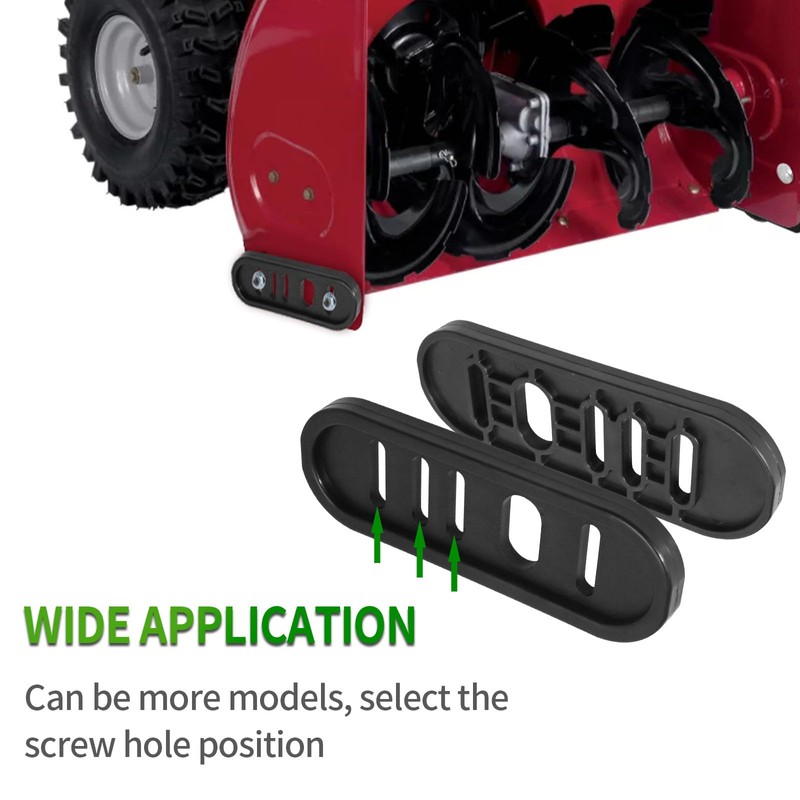 Vkinman 490-241-0010 Snowblower Slide Shoes Skid Shoe with Mounting Hardware