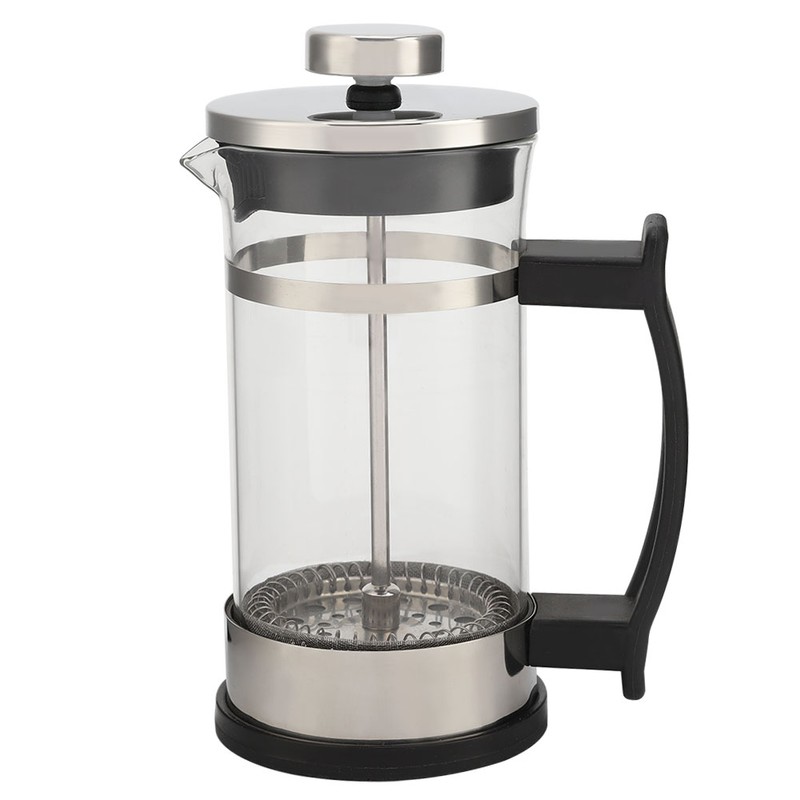 Stainless Steel Glass Coffee Pot French Press Filter Pot Household