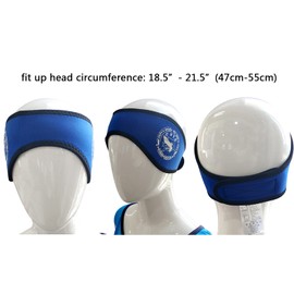 CNYE - Diadema de natación original, banda de protección auditiva para niños y adolescentes, mantiene los tapones para los oídos en su lugar y mantiene el agua fuera