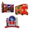 England London Icons Set of 6 Bottle Opener Magnets London
