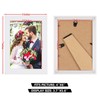 PECULA 2 Pack 4x6 Picture Frame, White Picture Frame for