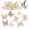 Minkissy 3sets Chic Nail Art Studs Zircon Charms Butterfly Nail
