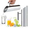 50oz/1.5L Stainless Steel Water Pitcher with Spout Guard, Food Grade