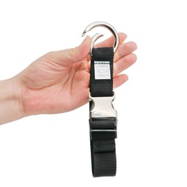 Add-A-Bag Luggage Strap Jacket Gripper, Luggage Straps Baggage Suitcase Belts Travel Accessories - Make Your Hands Free, Easy to Carry Your Extra Bags, Black