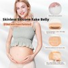 ONEFENG Silicone Fake Pregnant Belly Artificial Pregnant False Belly Film