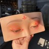 Modelo Práctica Maquillaje Sombras Ojos Aplicación Pestañas