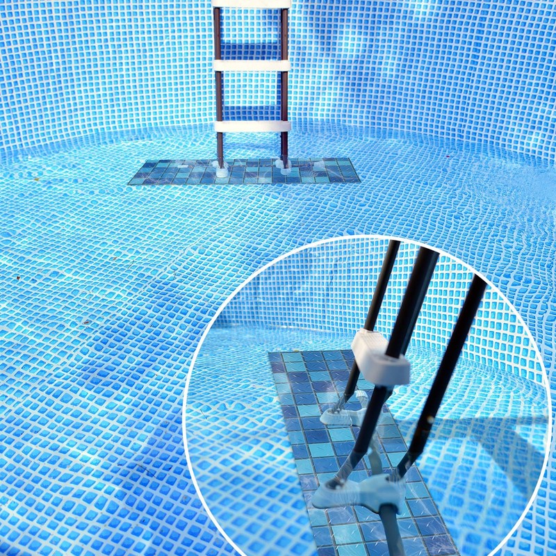 Drydiet Pool Step Mat Above Ground Ladder Mat, Swimming Protective