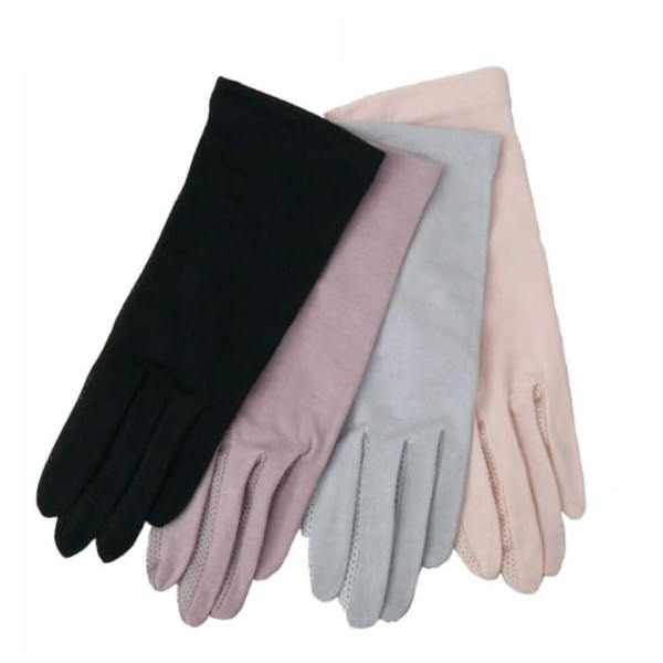 Milieu W6805-07 UV Gloves, Short, Women's, Sun Protection, UV Protection,