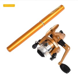 AL's Pocket Fishing Rod - The Most Portable Fishing Rod! - color: Gold