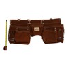 USA PRO TOOLS Light Brown Suede Leather Tool Belt Pouch