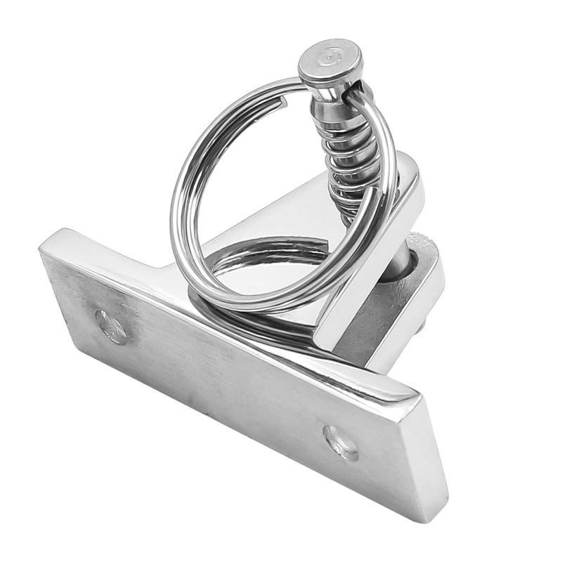 ZONADAH 60x17mm Marine Boat Deck Hinge Awning Accessories Mount, Concave