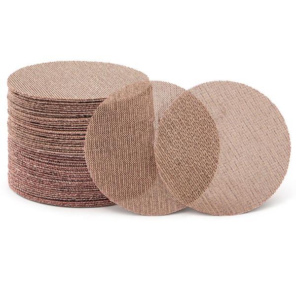 6inch Mesh Abrasive Net Sanding Discs, 25 Pcs Hook and