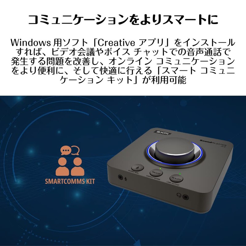 Sound Blaster X4 Optical Digital Input Audio Balancing Multi-Channel USB