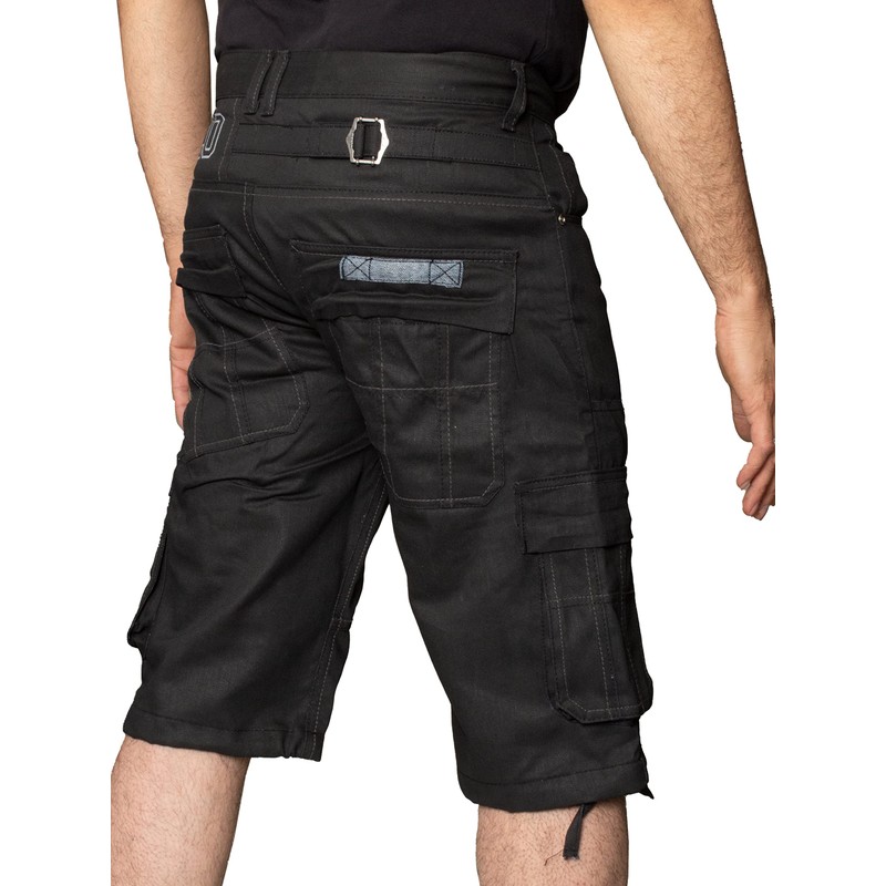 989Zé ENZO Men's Cargo Shorts Cotton Regular Fit Summer Jeans