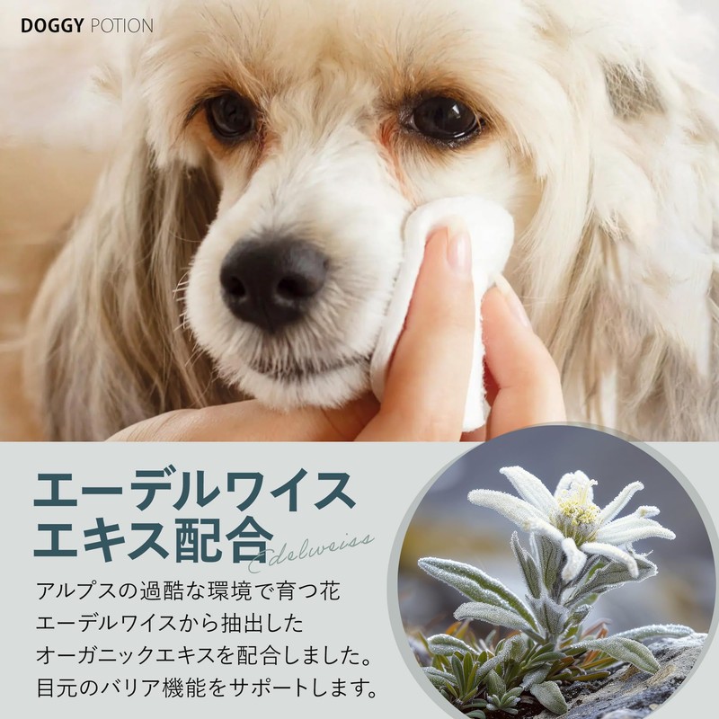 DOGGY POTION Tearburn Care Lotion, For Dogs and Cats, Unscented,