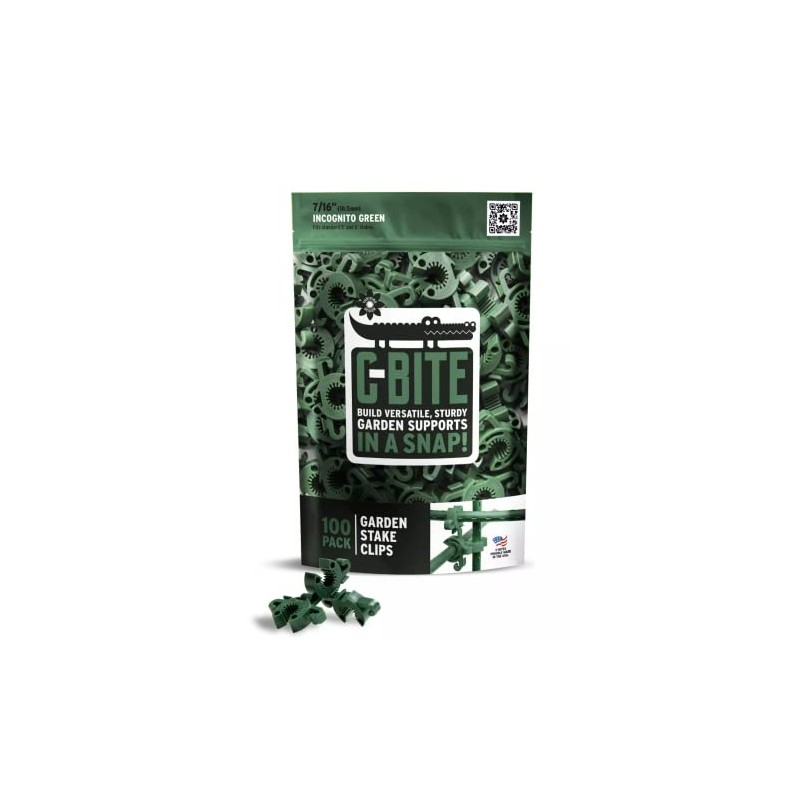 Durable Plant Support Clips for Climbing Plants - 100 Pack