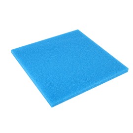 Wacredo Filter Foam for Use with Aquariums and Pond Filter Systems Filter Sponge Filter Mat (50 x 50 x 3 cm - 10PPI (Coarse), Blue)