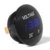 Mini Waterproof Voltmeter with LED Digital Display, Voltage Meter DC