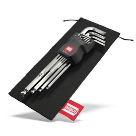 Hex Key Allen Wrench 70167 Set/Game Ball Joint 9 Pieces 1.5 – 10 mm | Made in Germany | 1.5 mm | 2 mm | 2.5 mm | 3 mm | 4 mm | 5 mm | 6 mm | 8 mm | 10 mm