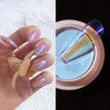 Polvo de uñas Aurora sólido Polvo de uñas iridiscente Aurora