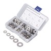 250PCS Flat Washer Kit Stainless Steel 5 Specifications Anti Corrosion