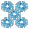 115mm 4-1/2in Segmented Diamond Cutting Disc Blade Stone Brick Angle