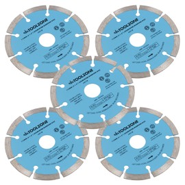 115mm 4-1/2in Segmented Diamond Cutting Disc Blade Stone Brick Angle Grinder 5pc