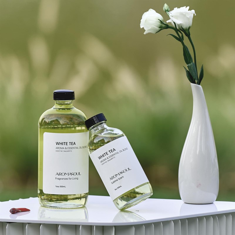 White Tea Aroma Essential Oil Blend Sublime Scent, Hotel Diffuser